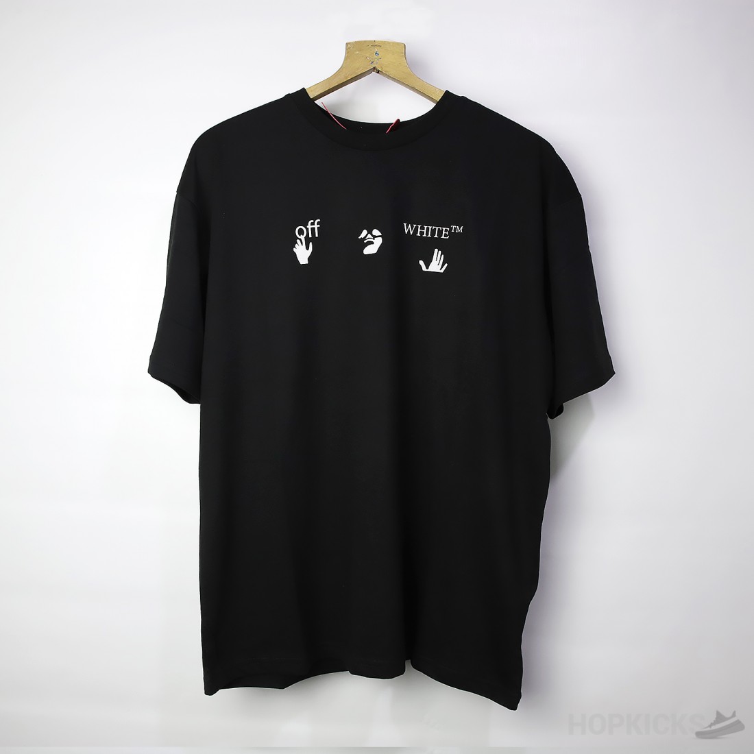T shirt off clearance white black